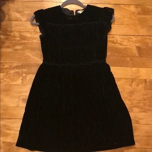 Crewcuts black velvet dress